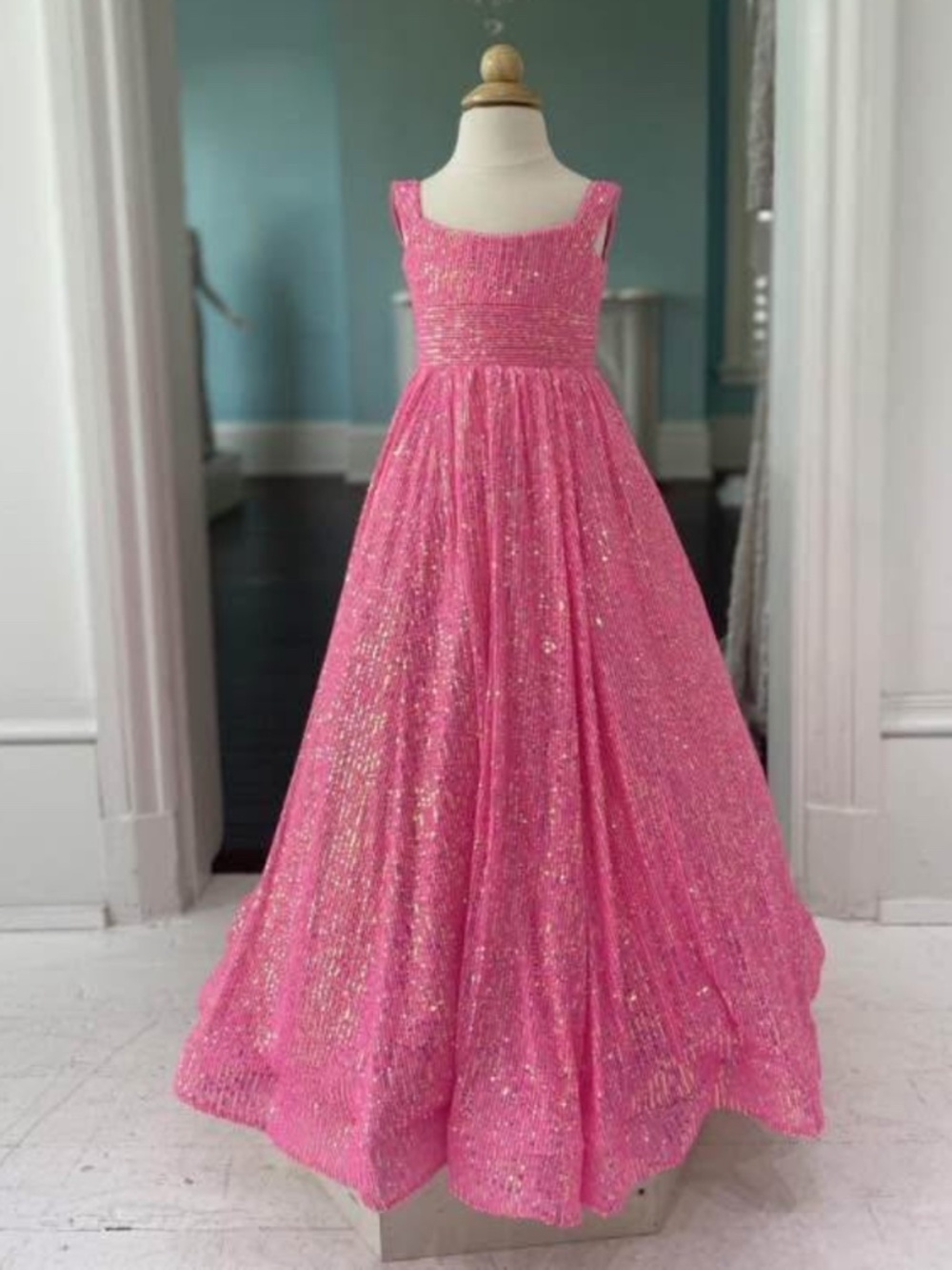 Sherri Hill pink pageant dress little girl size 4